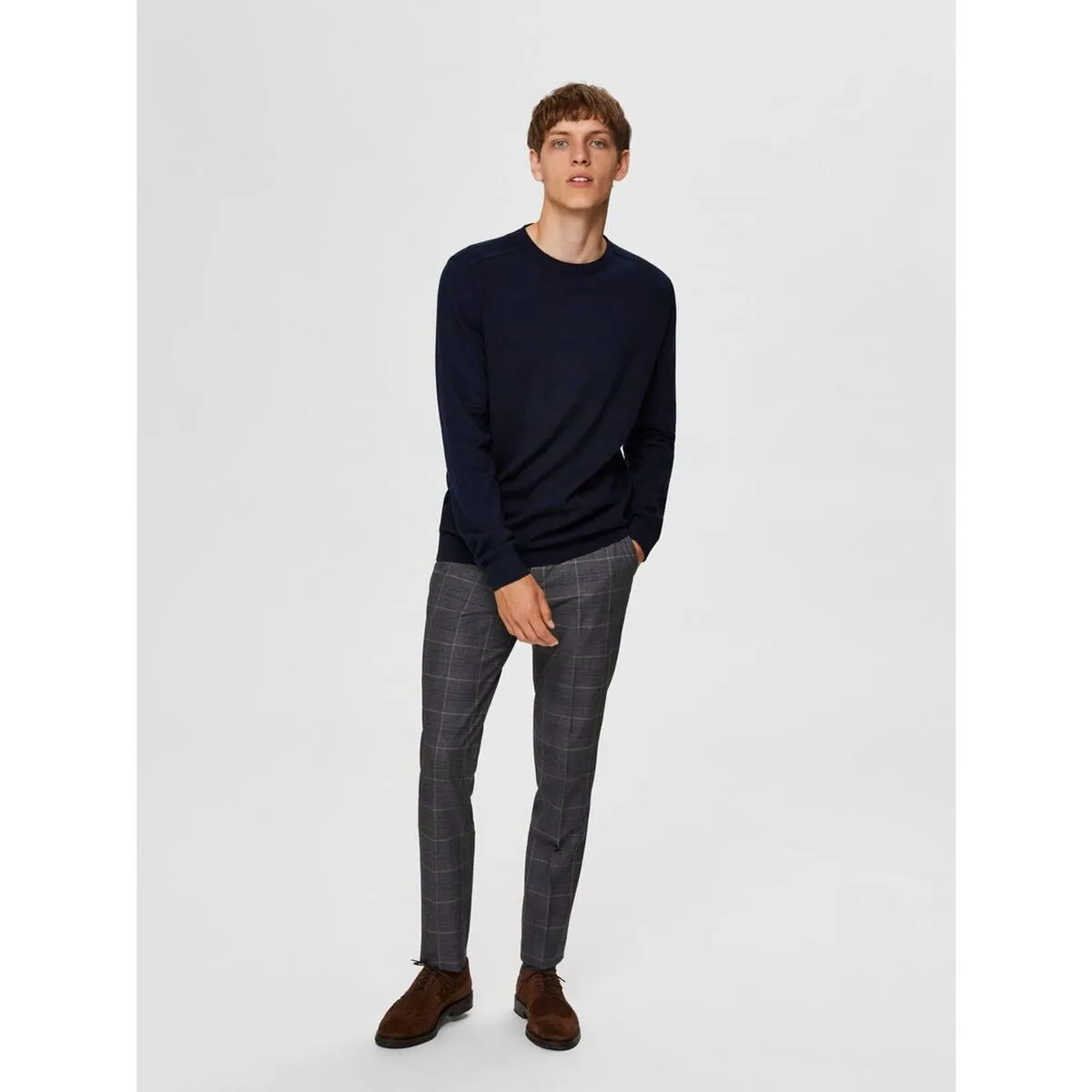 16074682 BERGNAVY BLAZER MELANGE