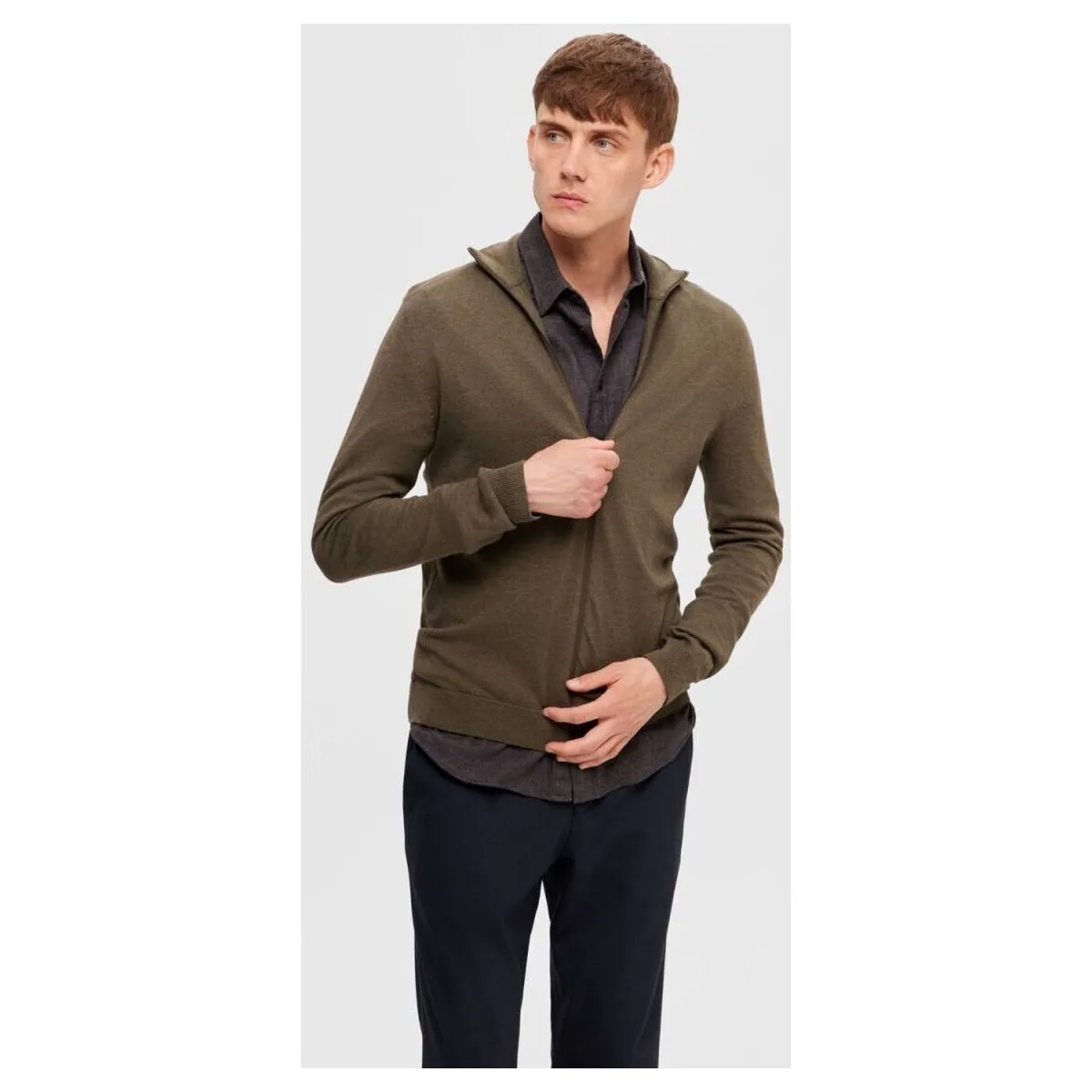 16074688 BERG FULL ZIPTEAK GREEN