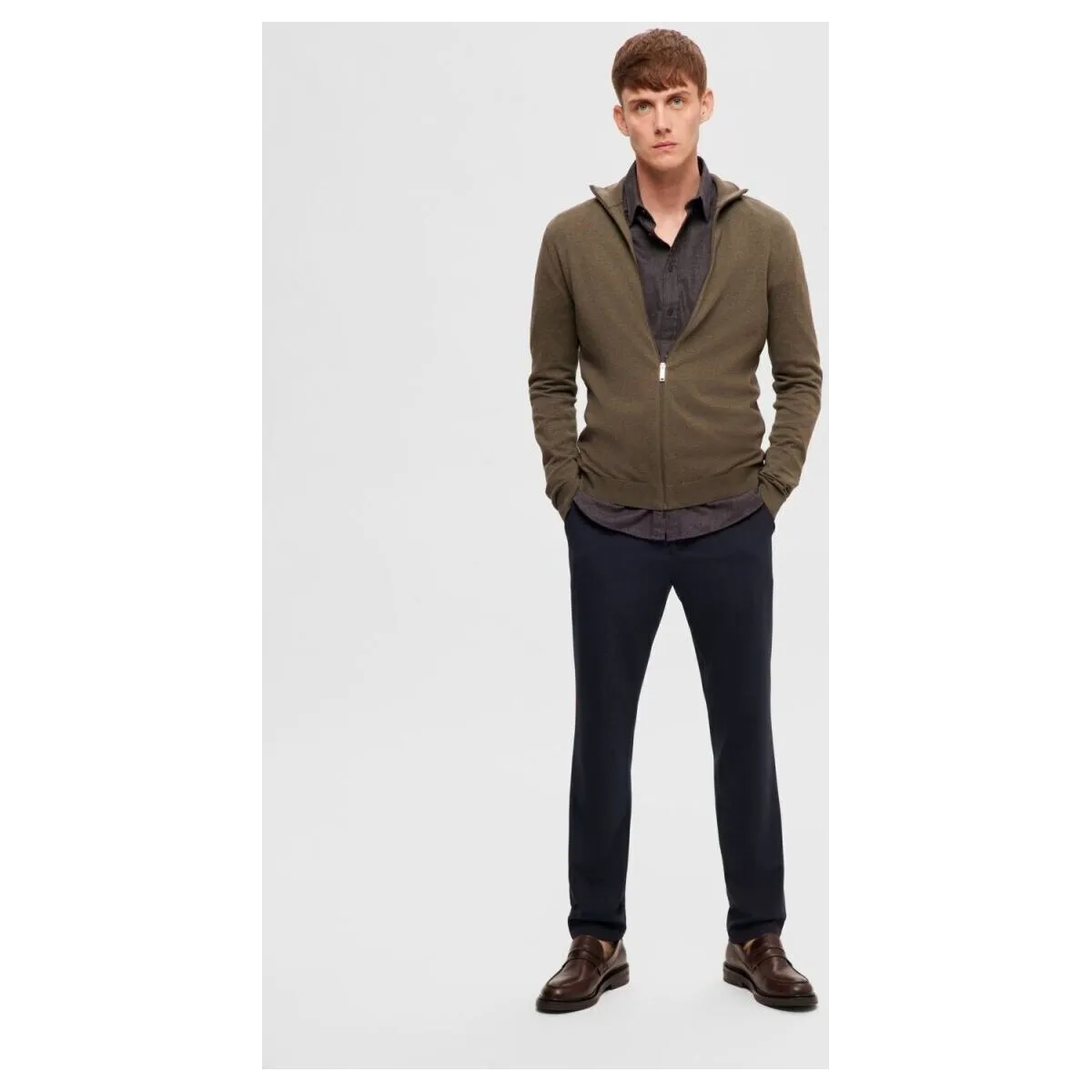 16074688 BERG FULL ZIPTEAK GREEN