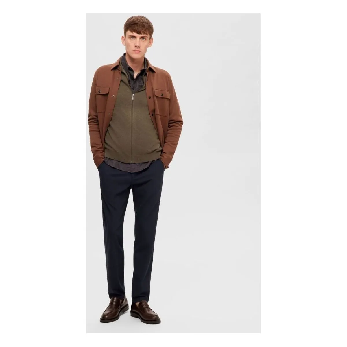 16074688 BERG FULL ZIPTEAK GREEN