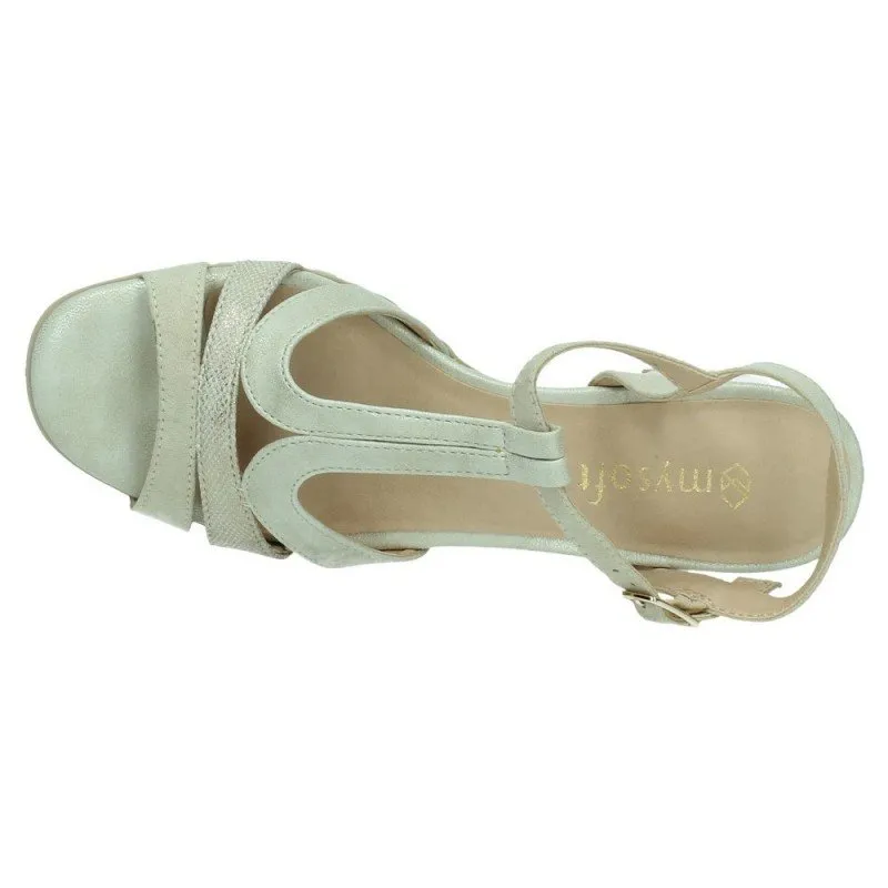 20S150 SANDALIA MYSOFT color PLATINO