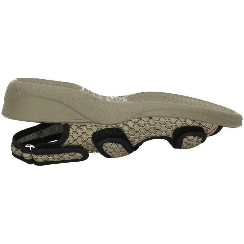 21742 SANDALIA TELA ANCHO color TOSTADO
