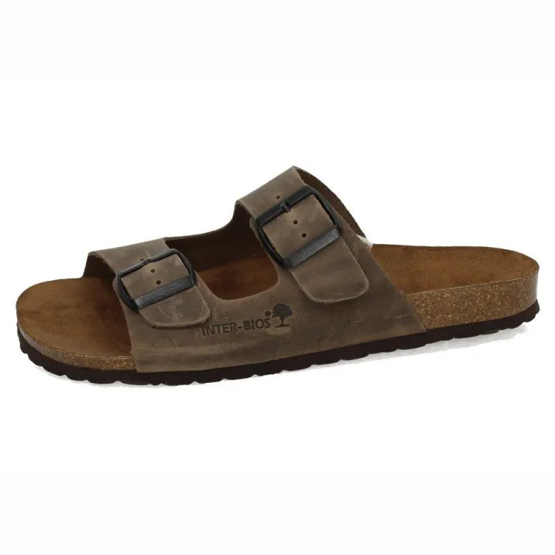 9560 SANDALIA CON HEBILLA color PARDO