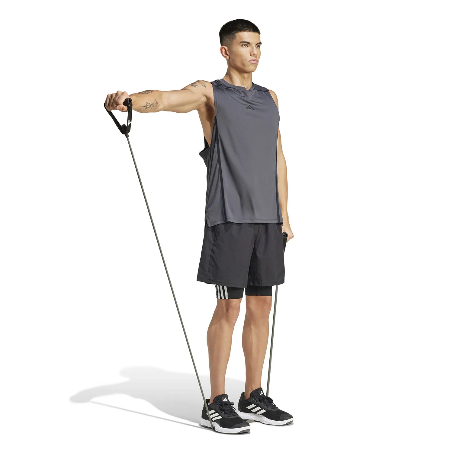 adidas Techfit Compression 3 Stripes 7in Mallas Cortas