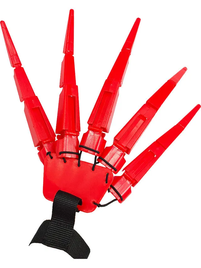 Adult's Red Articulating Left Hand Finger Glove