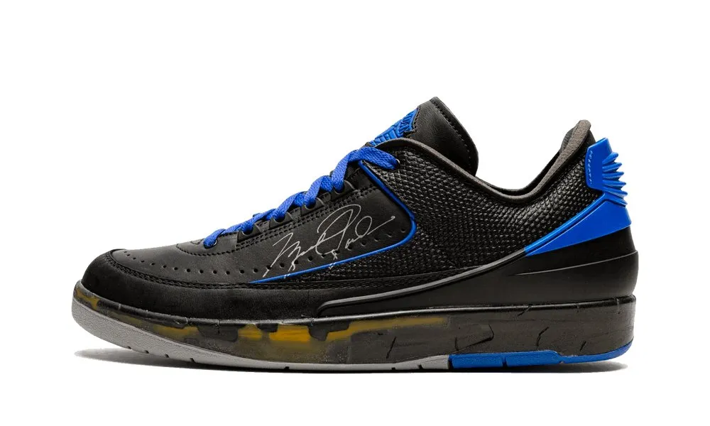 AIR JORDAN 2 RETRO LOW SP OFFWHITE BLACK BLUE