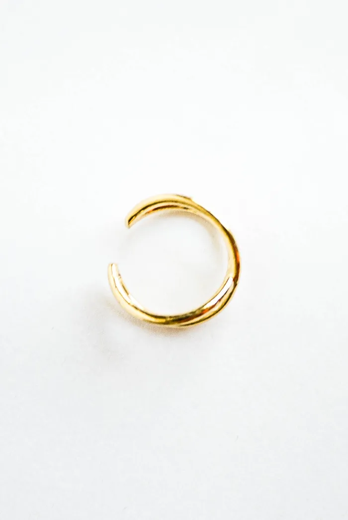 Anillo Doble Cruzado