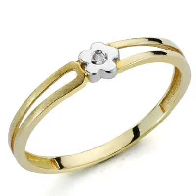 Anillo Oro y Diamante