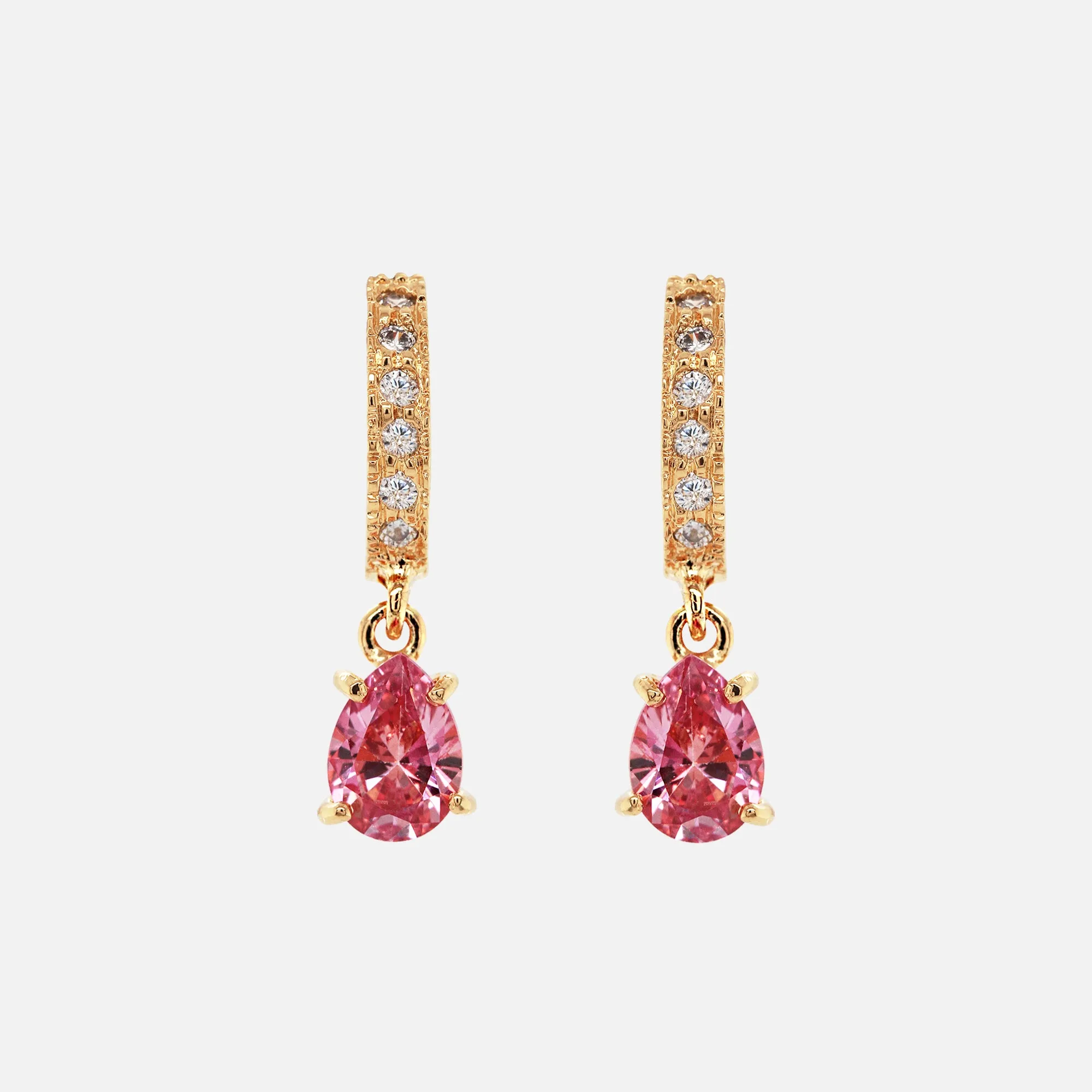 Aretes Majestic Rosa