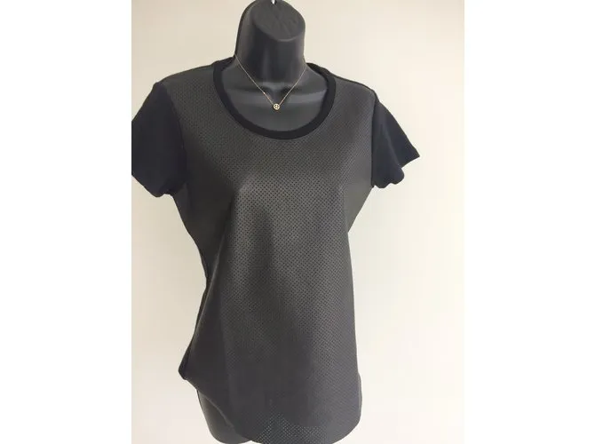 Autre Marque Majestic Filatures Tops Negro 