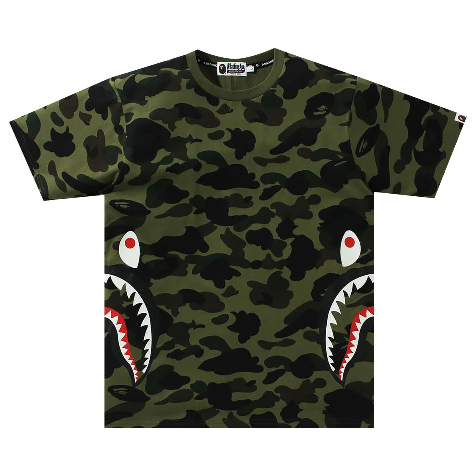 BAPE 1st Camo Side Shark Tee