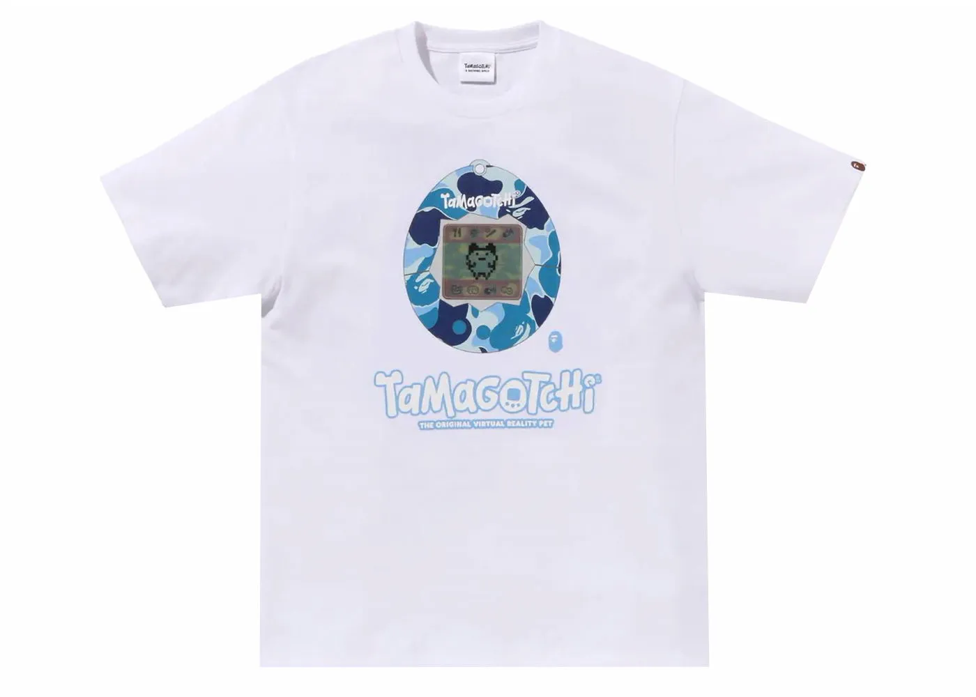 BAPE BAPE x Tamagotchi II Tee White/Blue