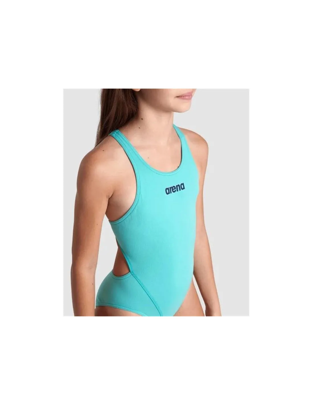 Bañador de Natación Arena Team Swim Niña Azul