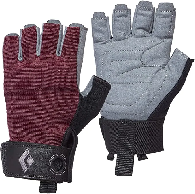 BD CRAG HALFFINGER GLOVES  WOMEN'S BORDEAUX