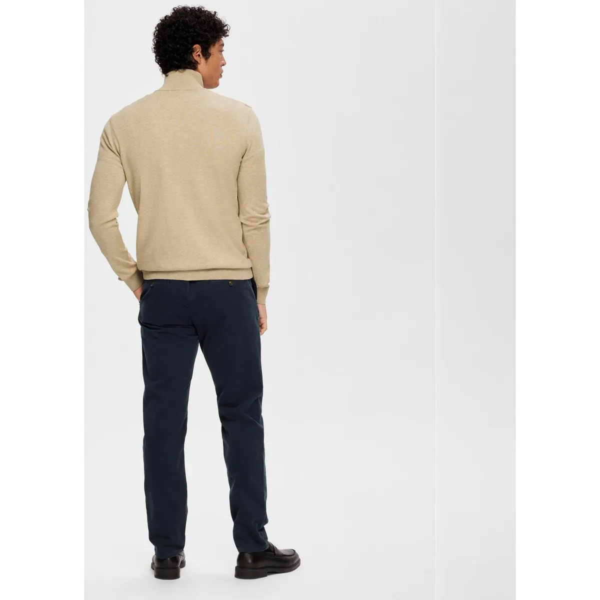 Berg Full Zip Cardigan Kelp