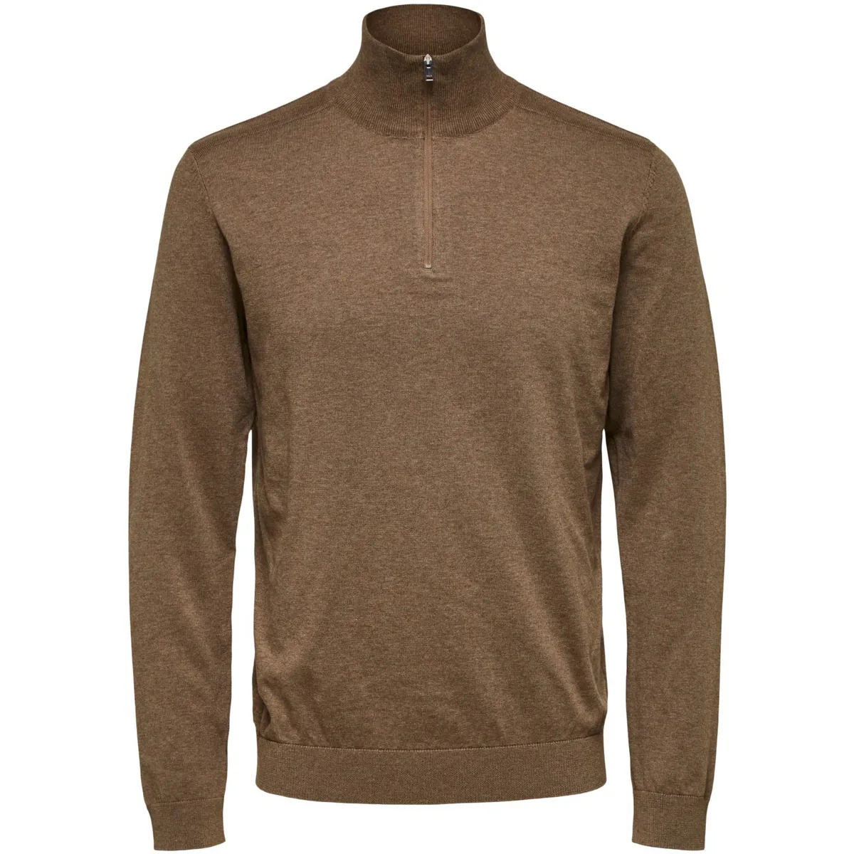 Berg Half Zip Cardigan Teak