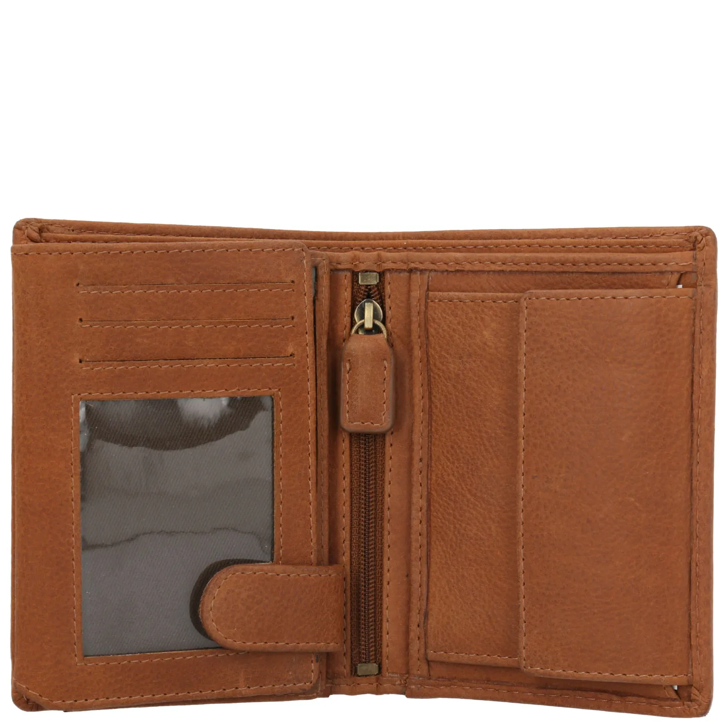 Billetera Cuero Hombre Th Elliott Café Hush Puppies