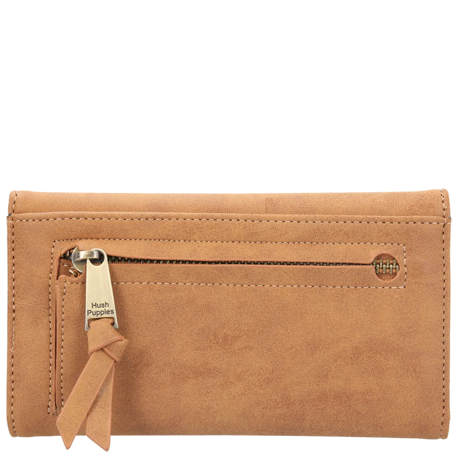 Billetera Ecocuero Mujer Cami Wallet Café Hush Puppies
