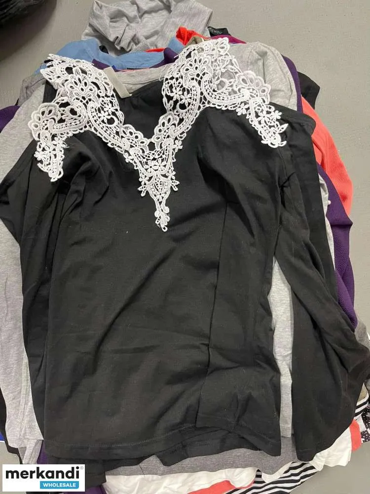 Blusas de Mujer Manga Larga Crema Perfecto Estado
