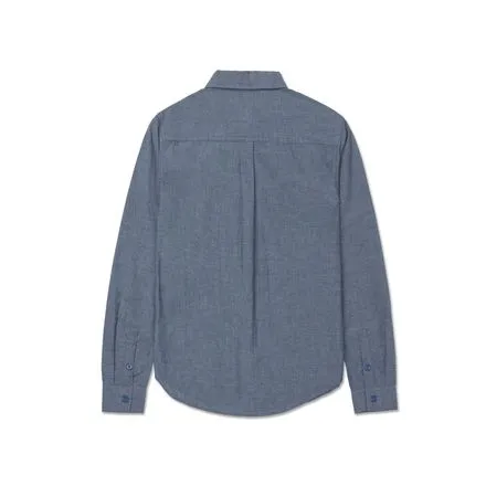 Blusas Mujer Chambray Relaxed L/S