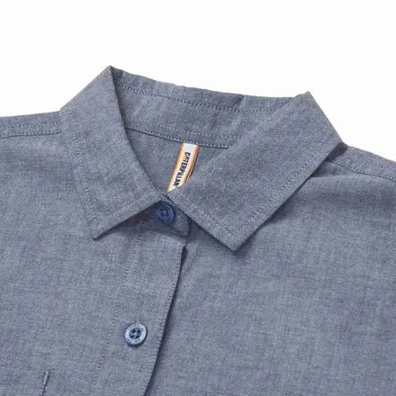 Blusas Mujer Chambray Relaxed L/S