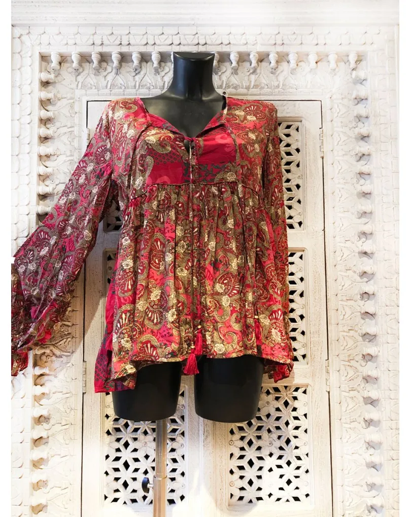 BLUSAS MUJER EN SEDA ORIGINALES Y DIFERENTES ONLINE