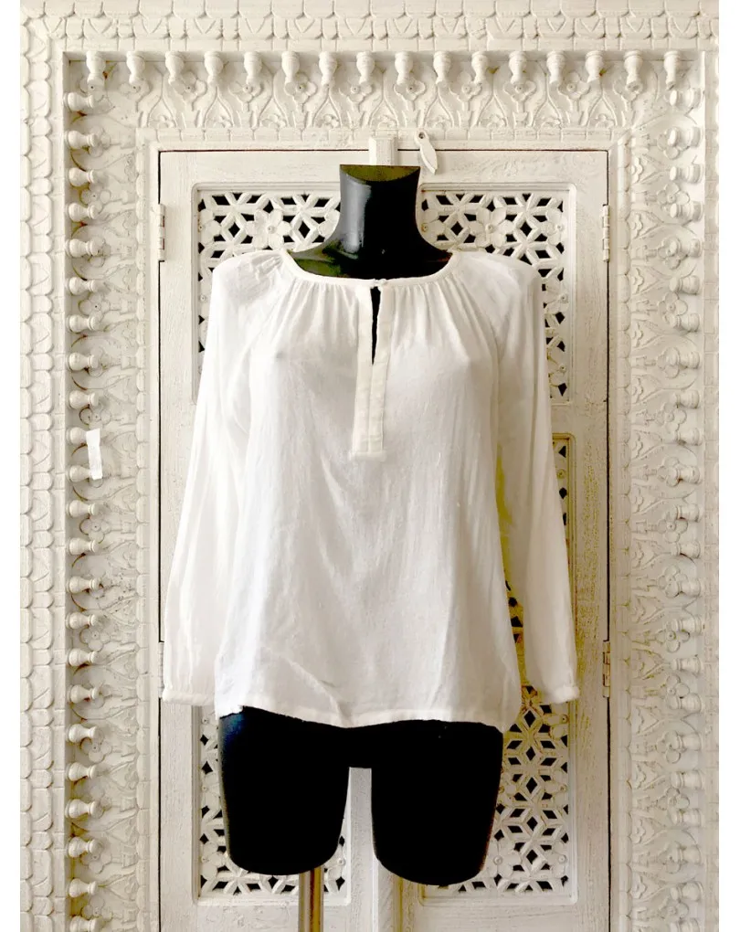 BLUSAS MUJER SENCILLAS  DE ALGODON