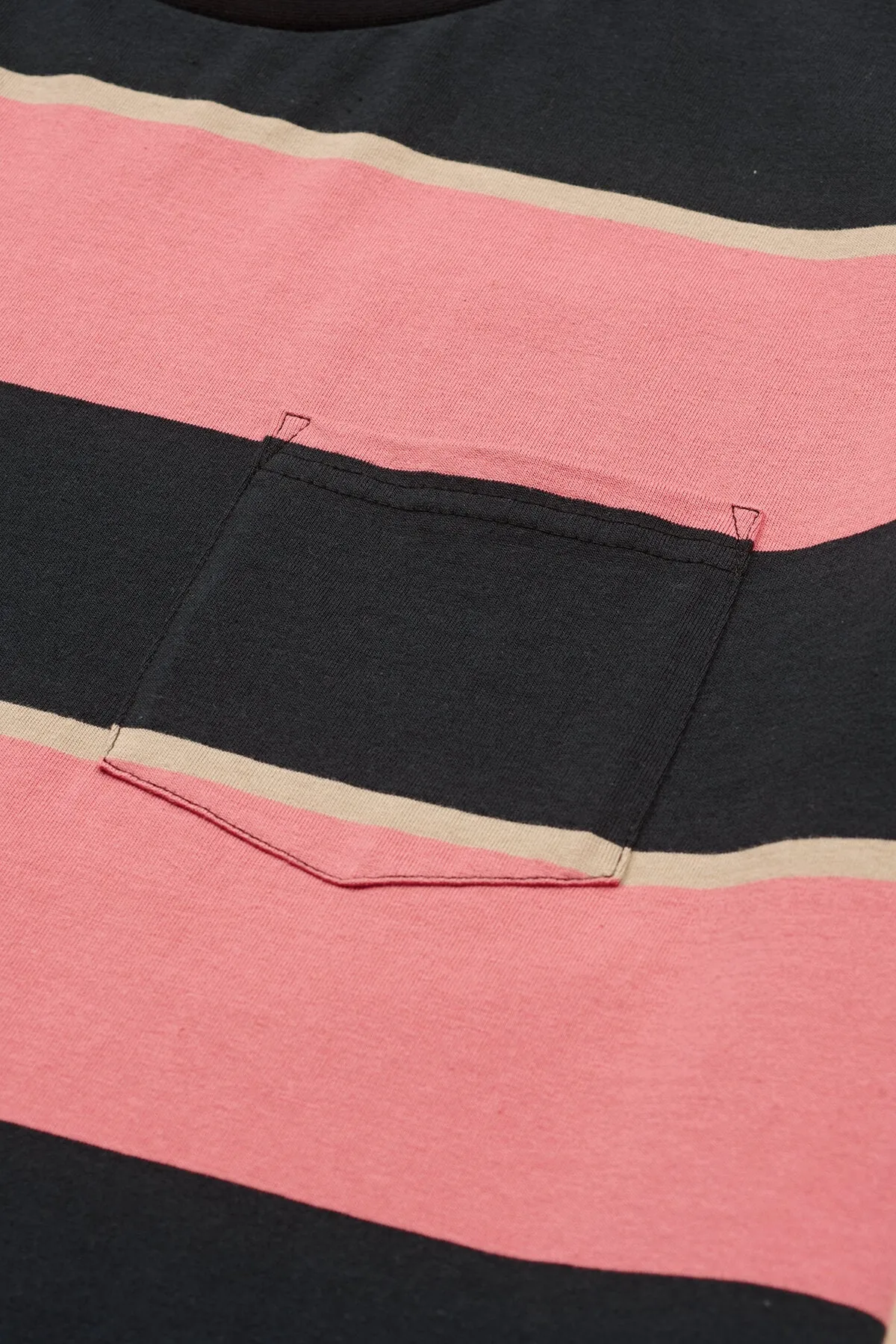 BOOTLEG DREAMS STRIPE TEE  SMOKE