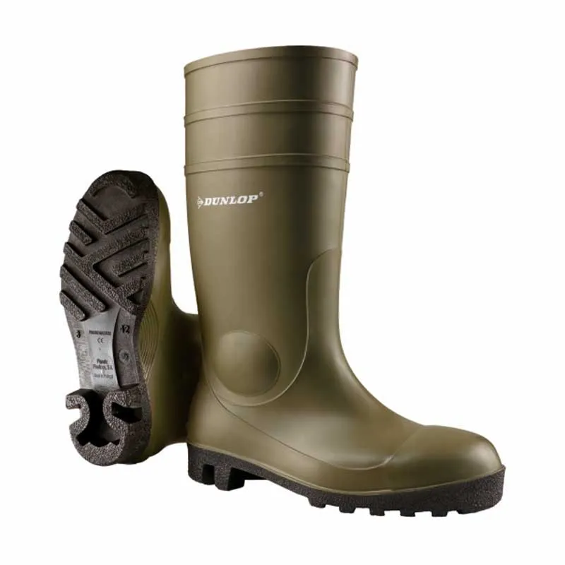 BOTA DE AGUA VERDE KAKI PROTOMASTOR S5 SRA  DUNLOP