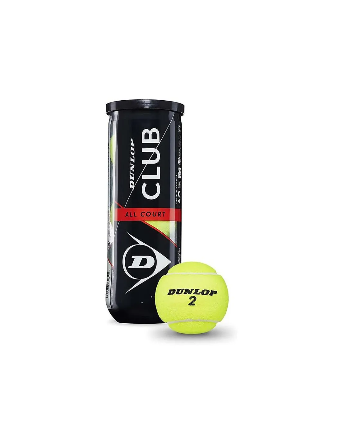 Bote de pelotas de Tenis Dunlop D TB CLUB AC 3PET