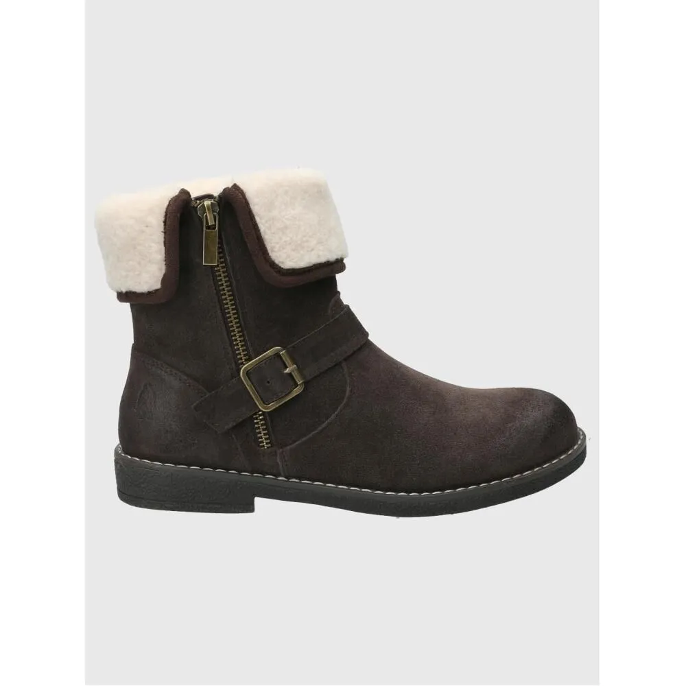 Botín Mujer Hush Puppies Claire Café