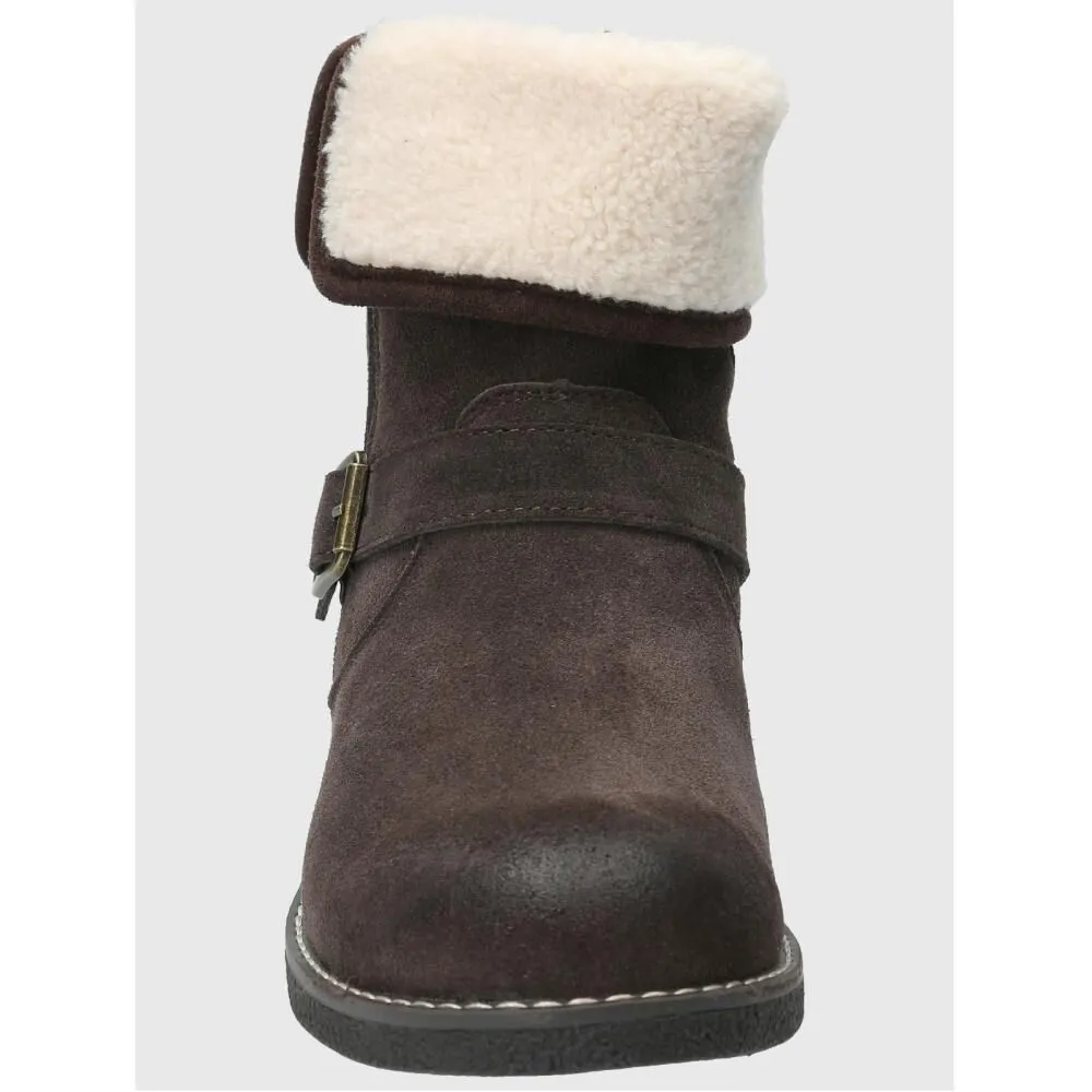 Botín Mujer Hush Puppies Claire Café
