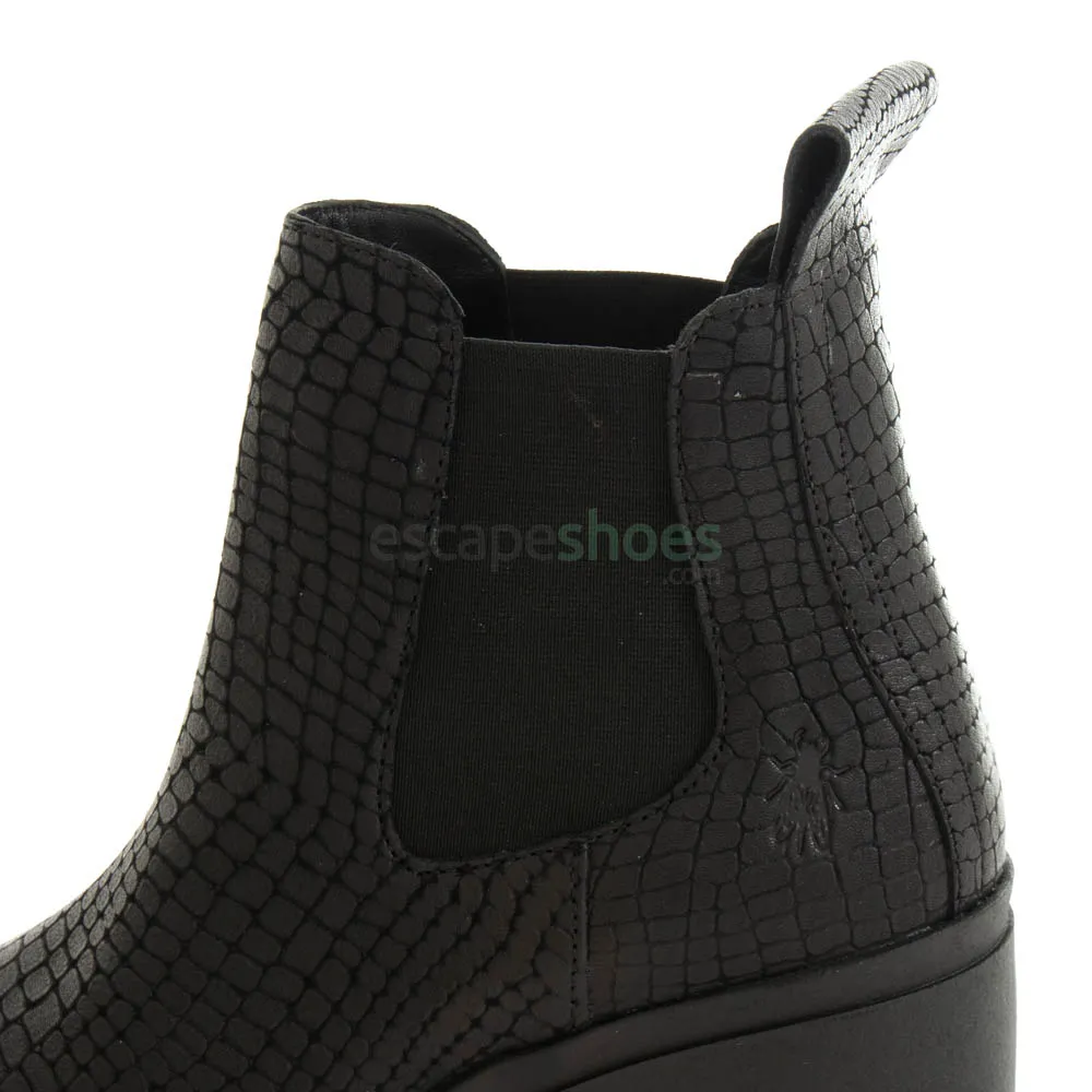 Botins FLY LONDON Tope520 Croco Black P144520006