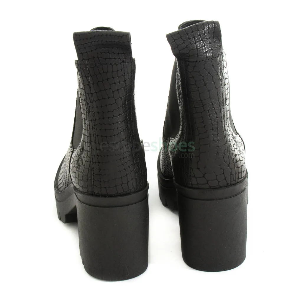 Botins FLY LONDON Tope520 Croco Black P144520006