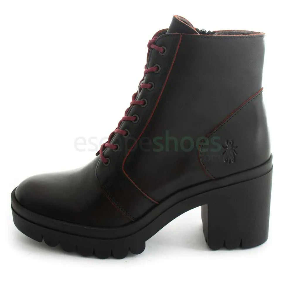 Botins FLY LONDON Tyon520 Java Black Red P144802002