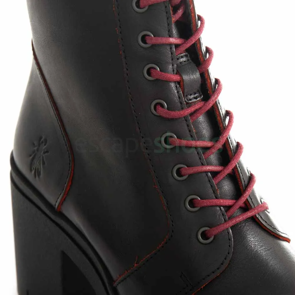 Botins FLY LONDON Tyon520 Java Black Red P144802002