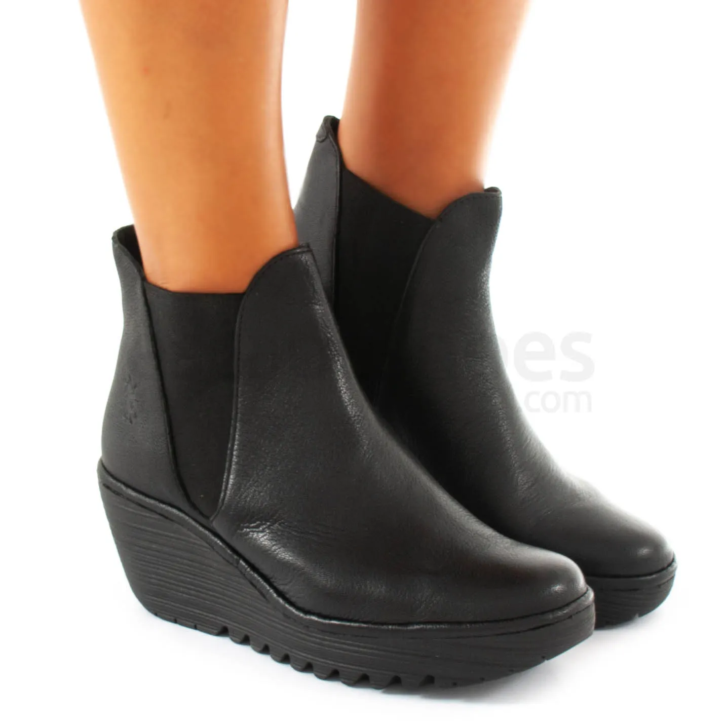 Botins FLY LONDON Yellow Yoss Black P500431000