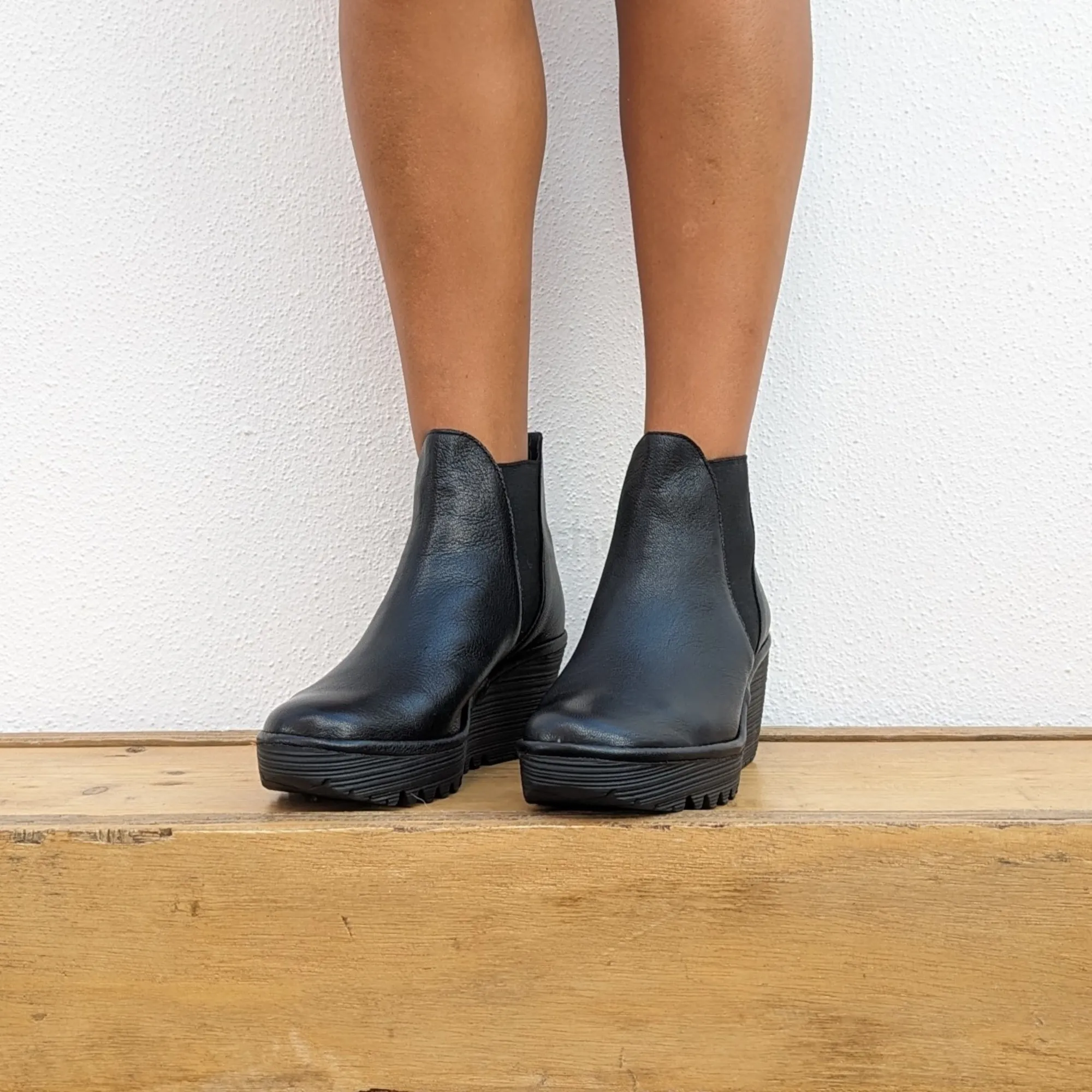Botins FLY LONDON Yellow Yoss Black P500431000