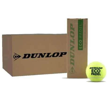 CAJON 72 PELOTAS  24 BOTES DE 3 UDS  DUNLOP ECO PADEL | DUNLOP