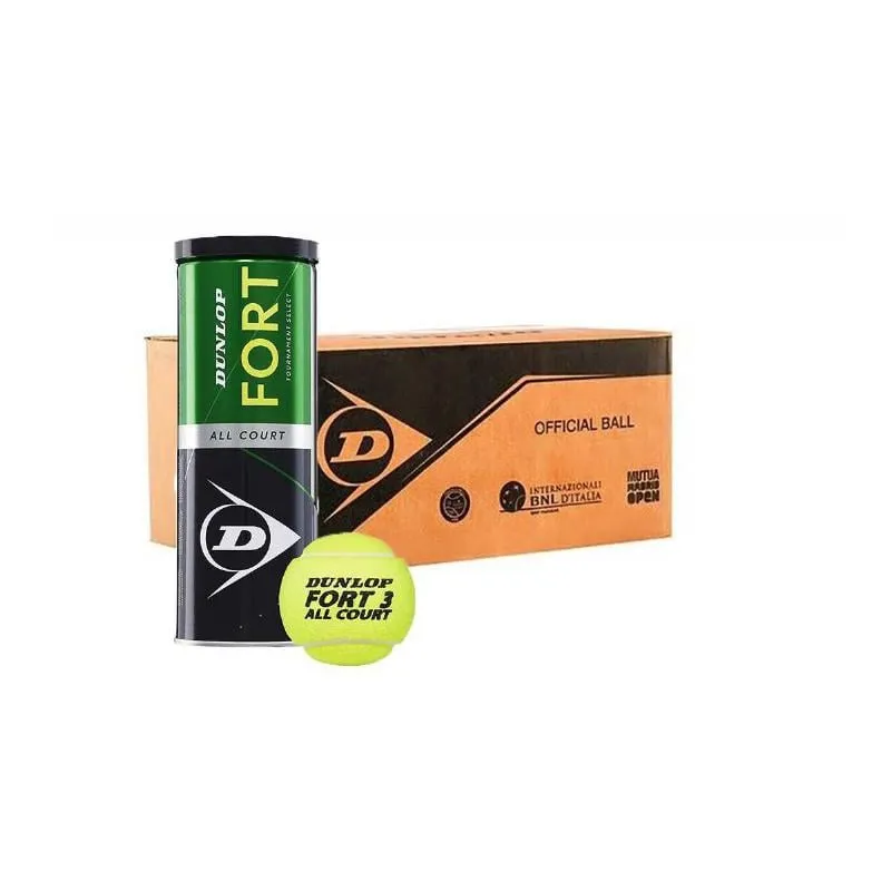 CAJON 72 PELOTAS  24 BOTES DE 3 UDS  DUNLOP FORT ALL COURT | DUNLOP