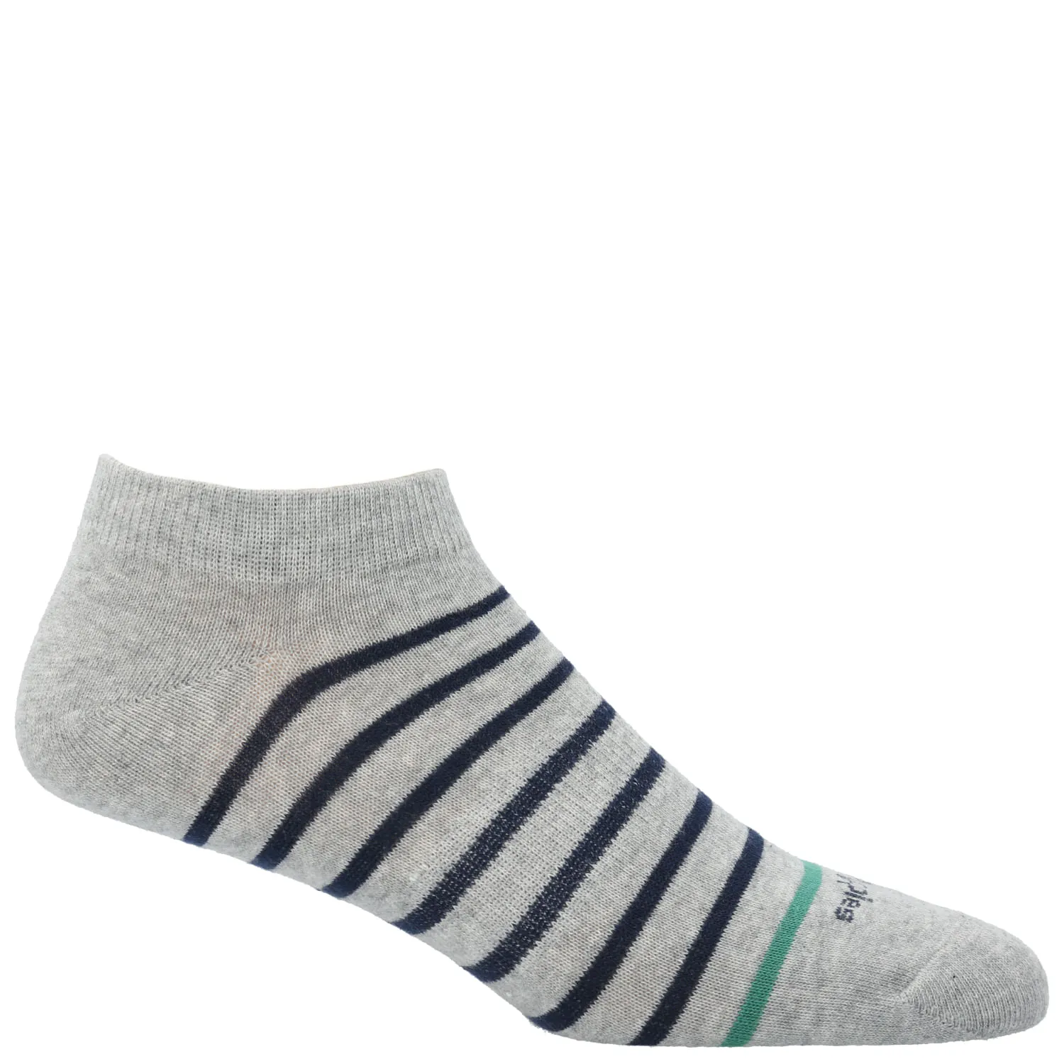 Calcetin Algodón Hombre Ped Stripes Gris Hush Puppies