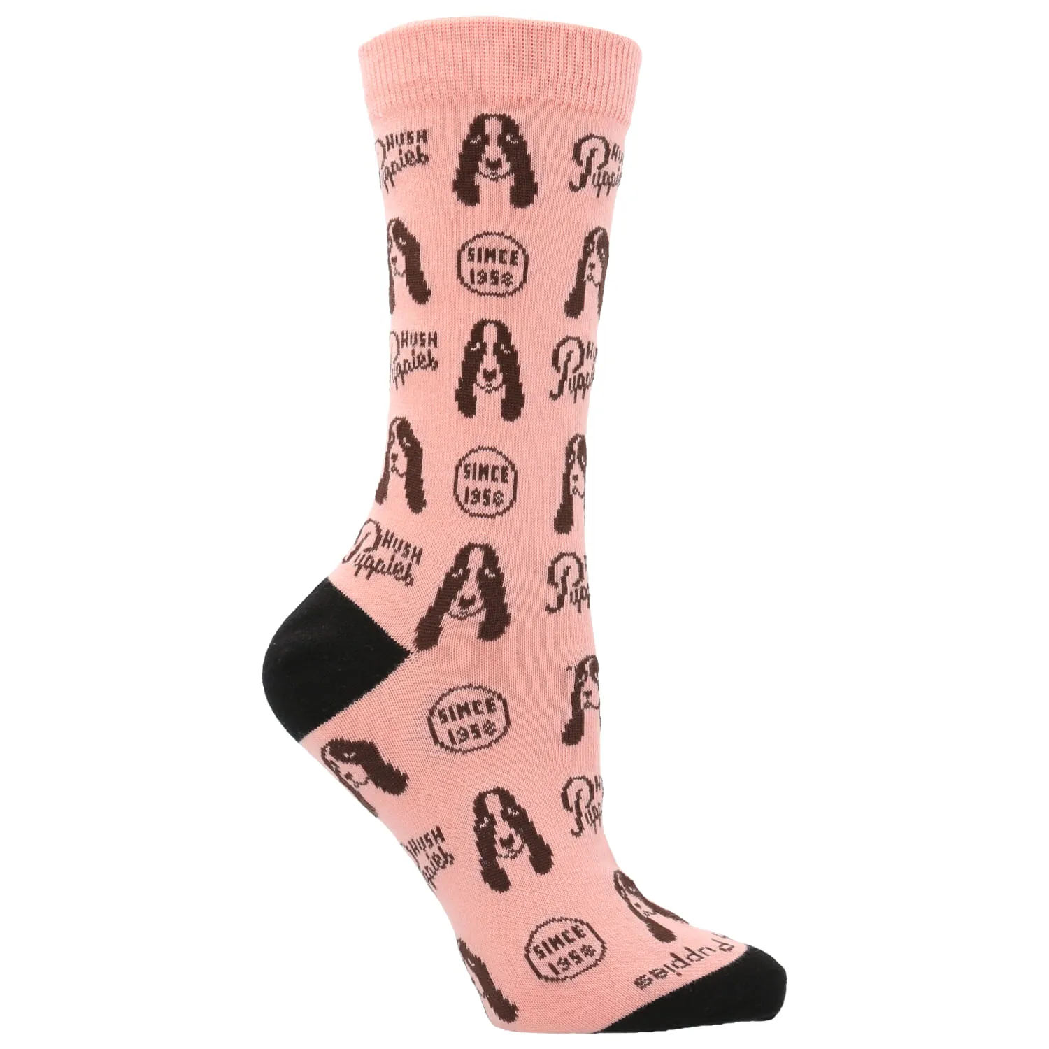 Calcetin Algodón Mujer C Basset Rosado Hush Puppies