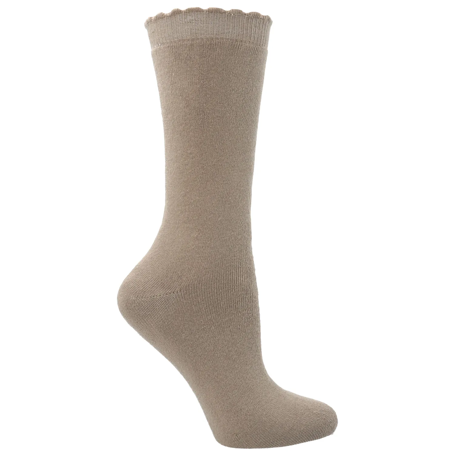 Calcetin Algodón Mujer Heavy Plain Gris Hush Puppies