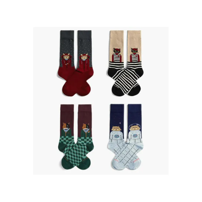 Calcetines Jimmy Lion Cat Nights Pack de Cuatro