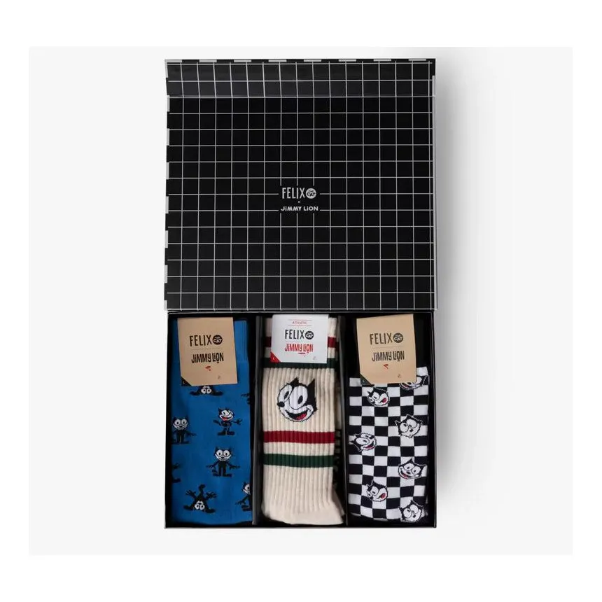 Calcetines Jimmy Lion Felix The Cat Pack Unisex