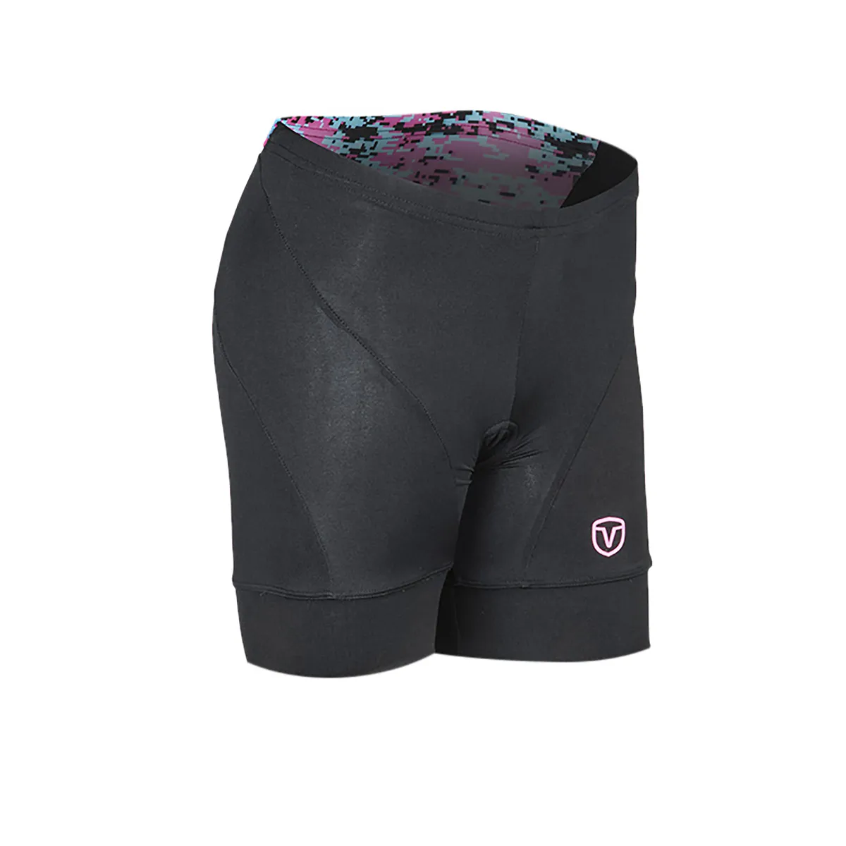 Calza Ciclista Vairo Raven Mujer Negra