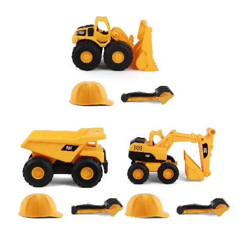 Camiones de Construcción CAT con Arena