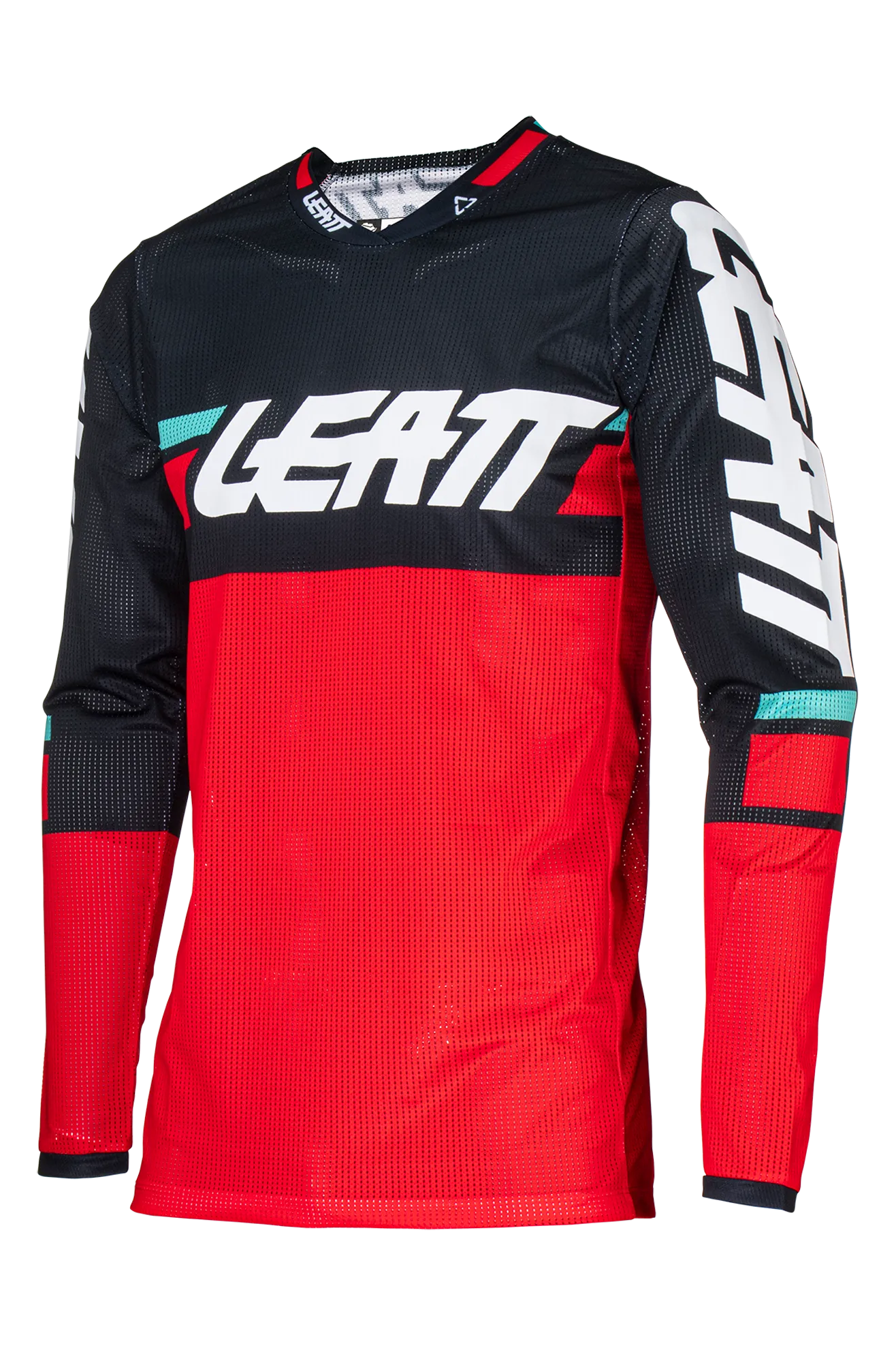 CAMISETA DE CROSS LEATT MOTO 4.5 XFLOW ROJA