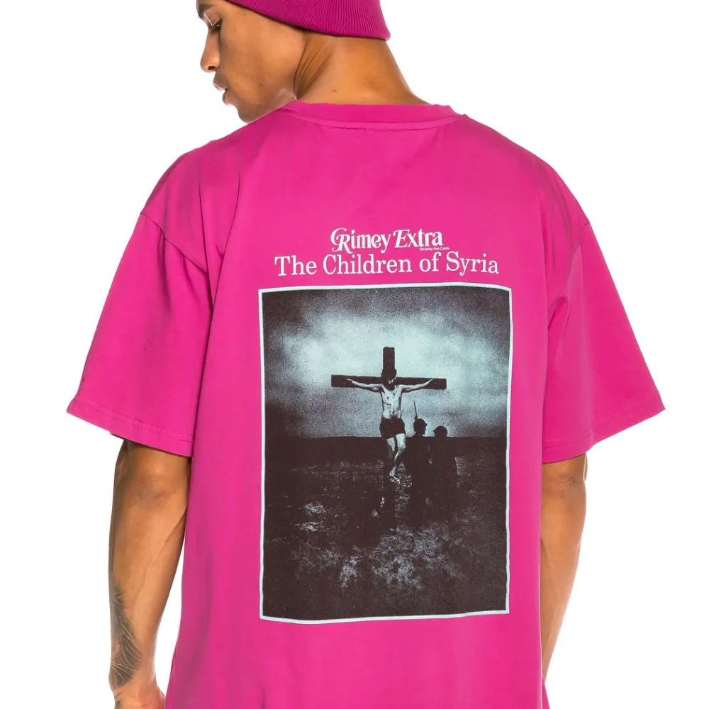 Camiseta Grimey Children Of Syria Tee FW19 Fucshia