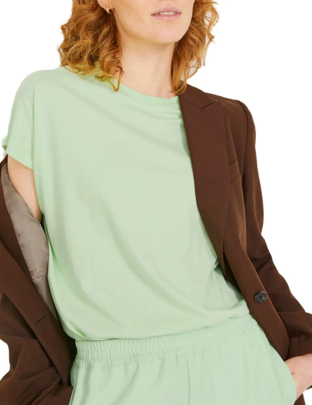 CAMISETA JJXX ASTRID VERDE PISTACHO PARA MUJERB